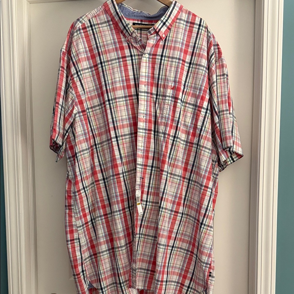 Nautica Men's Multi-Color Plaid Shirt